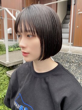ラフ 新宿(Laff) 新宿 ボブ ミニボブ ショート 前下がりボブ 切りっぱなしボブ