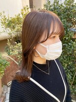 ネオリーブソラ 相模大野店(Neolive sola)&nbsp;ベージュカラー×切りっぱなし