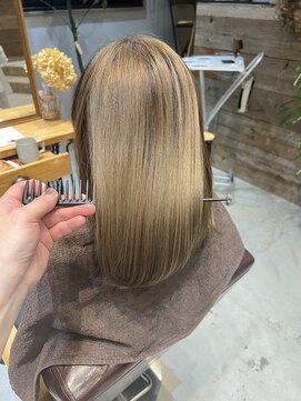 ヘアーサロン ロマ(Hair Salon Loma) ケアブリーチ&メテオカラー(髪質改善カラー)