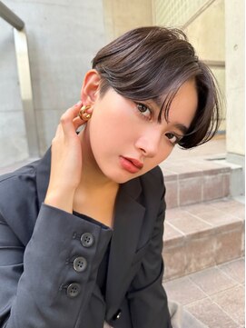 レイリー 原宿 表参道(Rayreee) 20代30代40代前下がり/ハンサムショート/大人可愛い