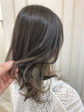 クロップ エス 湘南辻堂(crop es) cropes辻堂 モカグレージュ×イヤリングカラー