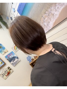 ラニハナクドウ(lanihana.kudo) +*~ショート×縮毛矯正【えりあしのクセがあると!?】~*+