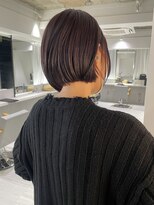 リラス 博多(rilas)&nbsp;外はねボブ／透明感カラー　イメチェン　ワイドバング