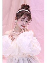 グランデュール 浜松東若林店(GRANDEUR)&nbsp;似合わせヘアメイクセットゆるふわお団子ヘア