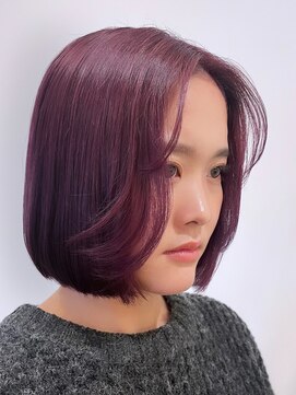 コモン スタイリング ラウンジ(COMON STYLING LOUNGE) pink purple × bob　コモンオリジナル髪質改善