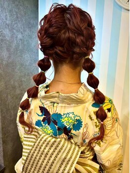 セットサロンエイト(set salon 8eight.)の写真/NET予約OK★イベントは8eight.で決まり!定額ヘアセット¥1100★結婚式のヘアセットや着付けも何でも任せて◎
