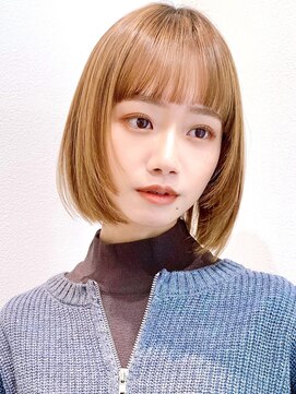 セイドット リー(Say. Ree) say.レイヤーボブフェイスレイヤーミルクティーアッシュ小顔効果