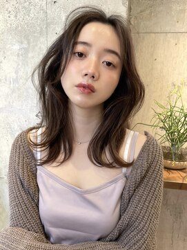 サイン 渋谷(SIGN) ザクザクレイヤーカット巻き方簡単ミディアムロング韓国渋谷