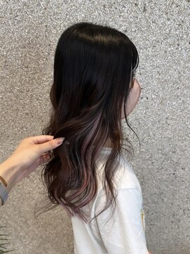 ベルフェミンミエル 【anri】チラ見せ☆インナーシールエクステピンク