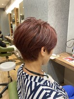 ブロッサム 東中野店&nbsp;くびレイヤーグレージュエモージュ大人ショート小顔似合わせ