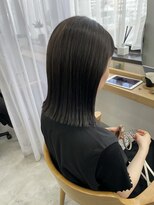 ヌーヴェル(nouvelle)&nbsp;ぷつっとミディアム×黒髪