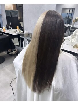 フィーネ(Fi-Ne) ツートンカラー×プルエクステ