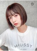 石塚／シースルーバングぱっつんタッセルボブ10代20代30代新宿