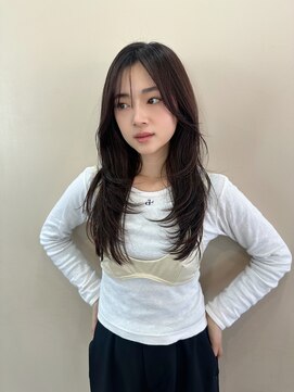 アリスバイアフロート 自由が丘(ALICe by AFLOAT) 韓国ハッシュレイヤーロングオリーブアッシュ