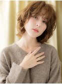 大人美人イメチェンウェーブミディアムボブZ戸田公園30代40代