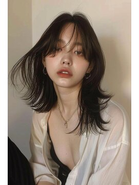 ラナ 新宿(lana) ミディアム/くびれヘア/韓国ヘア/【lana hair新宿】