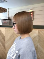 シビバイレボ(CIBI by revo)&nbsp;地毛風カラー/切りっぱなしボブ/ショートボブ[船橋]