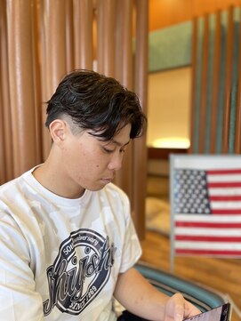 ミュウ(MIU) メンズフェザーパーマ