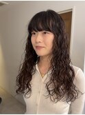 ロングパーマ/ロングウェーブパーマ/大きめハードパーマ