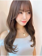 モナ 髪質改善(MONA)&nbsp;【MONA】ヨシンモリ/韓国風/くびれヘア/ブラウンカラー