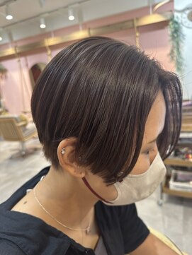 アットティー 金沢八景(at tee...) ハンサムショート×似合わせハイライト