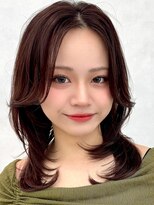 エジョン 八幡山店(Aejon)&nbsp;八幡山レイヤーカット韓国ダブルカラー顔周り前髪カットボブ