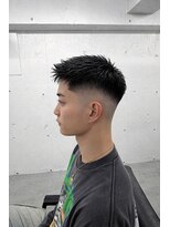 メンズ ラピス(Men's Lapis)&nbsp;【清潔感×色気】王道フェードのメンズベリーショート