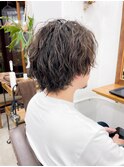 MEN’S HAIR/サーフカール/刈り上げセンターパート/恵比寿