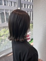 エルサフィロ ヨドヤバシ(el zafiro yodoyabashi)&nbsp;くびレイヤー前髪エモージュ小顔レイヤーカット20代30代40代50代