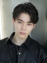 エイド 本店(aid)&nbsp;刈り上げツーブロック束感コンマバングかき上げショート