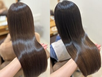 エフプラス(fplus)の写真/【髪質改善ヘアエステ専門店】本気の髪質改善トリートメントでパサつきを解決◎芯から潤うしなやかな艶髪へ