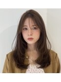 大人可愛いレイヤースタイル/髪質改善で艶髪へ/冬カラー