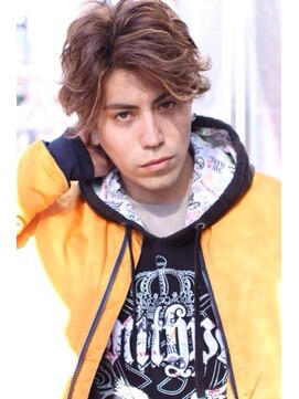 ガランテ(Galante) モテ髪ツーブロック+バングハーフアップ