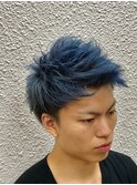 ジェットモヒカン×青髪