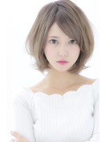 デイズ(days)&nbsp;アッシュベージュデザインカラー小顔マニッシュショートボブ美髪