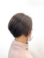 クオリス 上福岡店(QUALIS)&nbsp;小顔/前下がり/ショート/ショート/暗め/40代50代60代/白髪染め