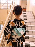 浴衣着付け&ヘアセット