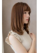 カバーヘアアンドスパ ブリス 浦和(COVER HAIR&SPA bliss) カシスブラウン小顔前下がりワンカール301Y浦和10代20代30代