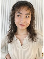 パーク(PAAQ)&nbsp;【PAAQ田中智大】うぶ毛バング×カーリーヘア