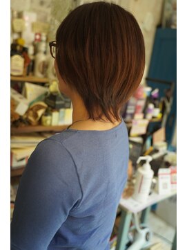 ルポ(Repos) ＊発色きれいな暖色ボブ＊【Repos 東大宮　東大宮駅】