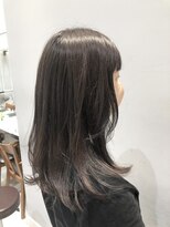 ネオリーブギンザ 銀座店(Neolive GINZA)&nbsp;表面のレイヤーがポイントのミディアムヘア
