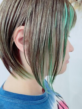 ダンクレスト(Daan Crest) 【グリーンカラー】×【アシンメトリー】