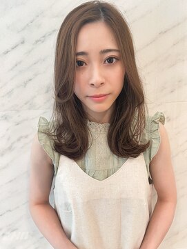 ソワリー 栄(THOiRY) 大人可愛い20代30代40代小顔艶髪簡単スタイリングふんわりカール