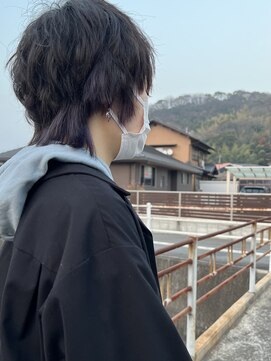 ヘアショップ ホップエム(HAIR SHOP HOP M) セミロング→レディースメンズウルフ