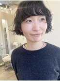 ミニボブのニュアンスパーマ
