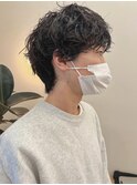 マッシュショートパーマ