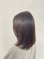 アングゥ ウル(ungu ul) ボブ/レイヤーカット/ ピンクベージュ/艶髪