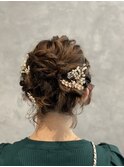 【各務原・ヘッドスパ】ショートヘアのアップアレンジ！！