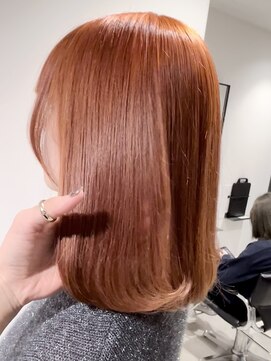 ゴウトゥデイ 渋谷MODI店(GO TODAY) 透明感あるオレンジカラー