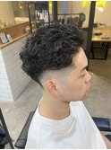 スキンフェードパーマ